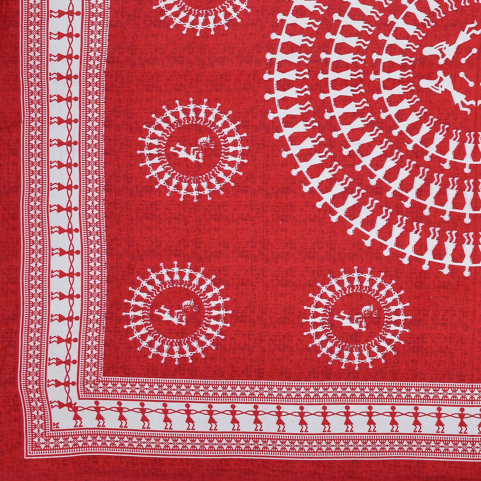 Jaipuri Cotton Printed Double Bedsheet With Two Pillow Covers - Image 4