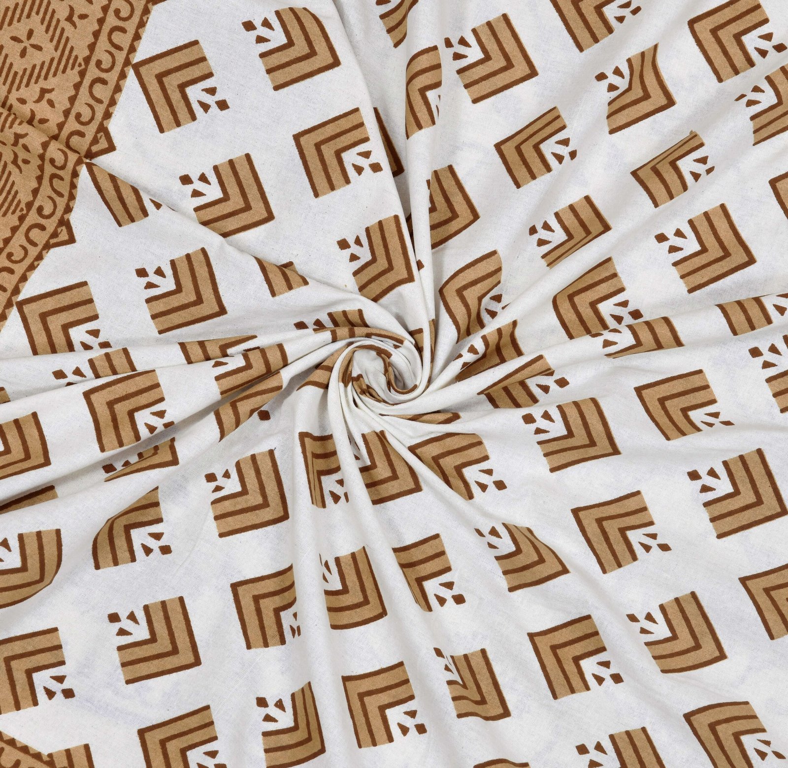 Jaipuri Cotton Printed Double Bedsheet With Two Pillow Covers - Image 4