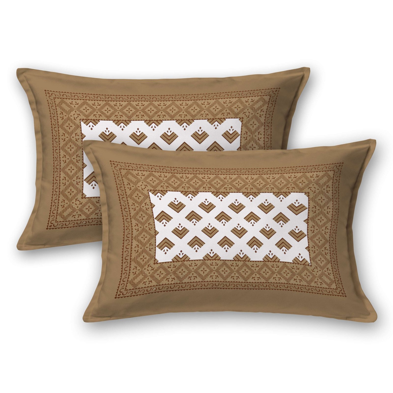 Jaipuri Cotton Printed Double Bedsheet With Two Pillow Covers - Image 2