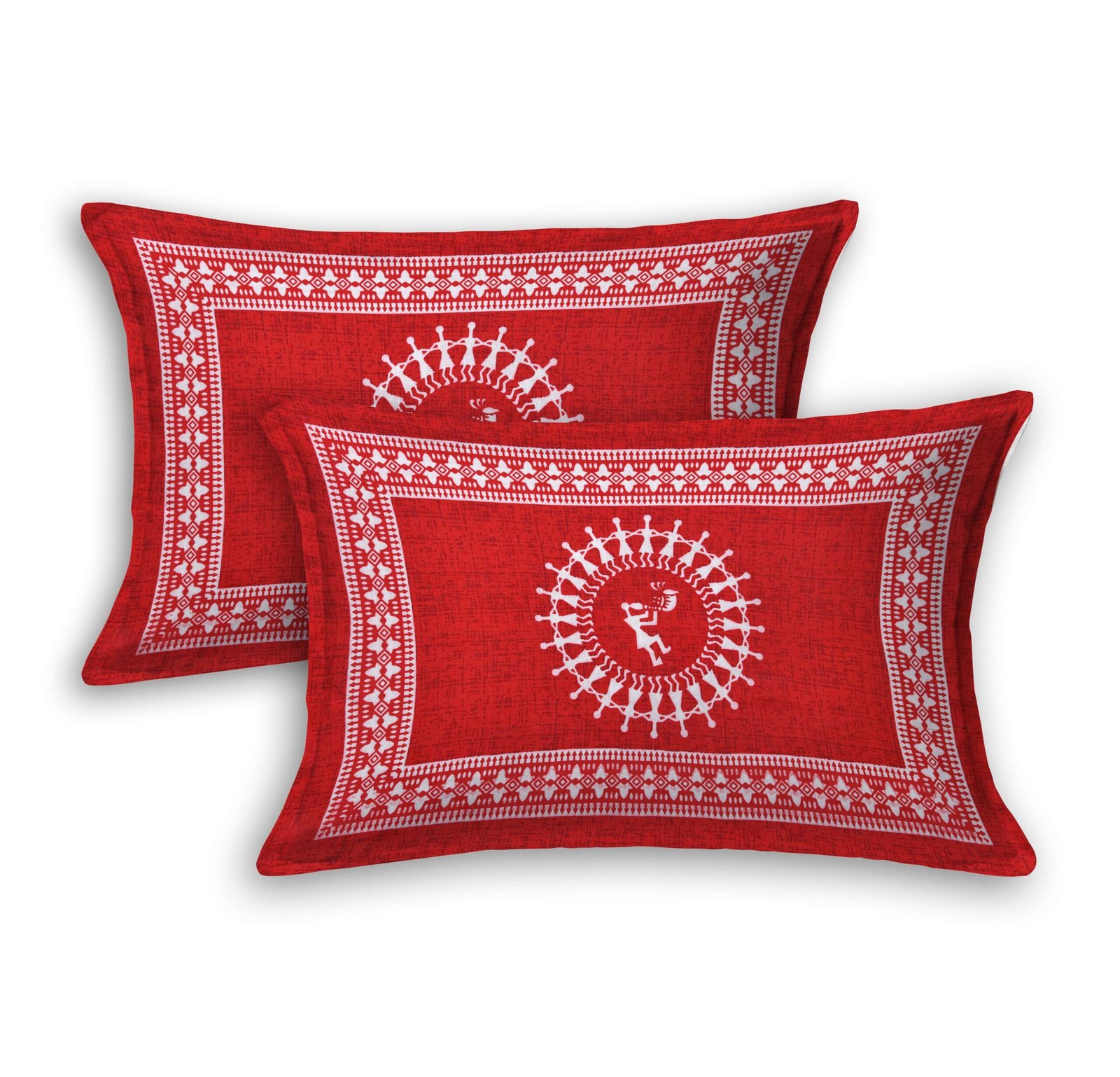 Jaipuri Cotton Printed Double Bedsheet With Two Pillow Covers - Image 2